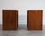 Mid 20th Century Walnut Thin Line Nighstands by t.h. Robsjohn-Gibbings, C. 1950s For Sale - Image 5 of 6