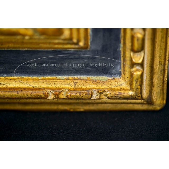 Carvers' Guild Spanish Panel Mirrors — 33x45 — Antique Gold Leaf — Near Mint Pair For Sale - Image 16 of 18