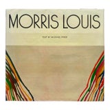 Image of Morris Louis Vintage 1979 1st Edition Abstract Expressionist Lithograph Print Landmark Volume Mid Century Modern Hardcover Art Book For Sale