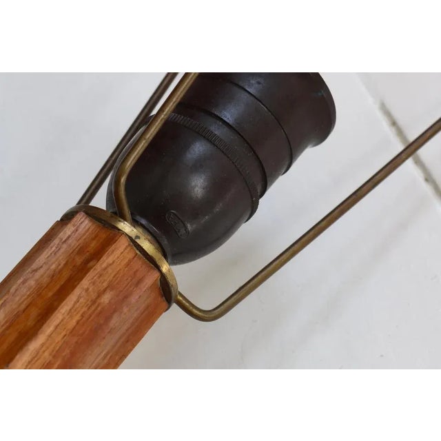 Gold Scandinavian Modern Lyfa Table Lamp, 1950s For Sale - Image 8 of 11