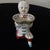 Herend Vintage Herend Hungary Hand-Painted Porcelain Kneeling Mandarin Salt Cellars - Set of 2 In For Sale - Image 4 of 9