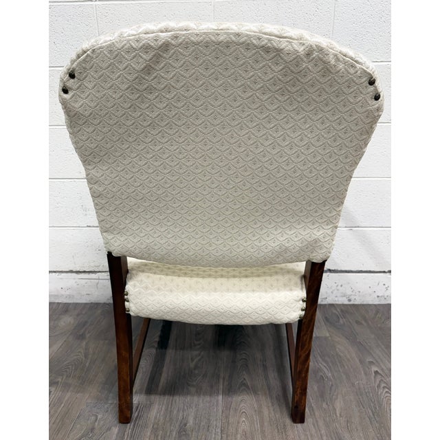 Vintage Spanish Revival Walnut Armchair For Sale - Image 13 of 16