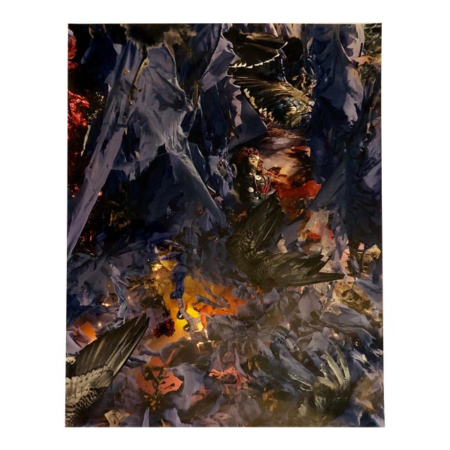 Jane Calvin, Relics 2 Elaborately Constructed Vintage Color Photograph Surrealist Image, 1984 For Sale