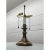 Metal Brass Candlestick Table Lamp Manner of Stiffel For Sale - Image 7 of 13