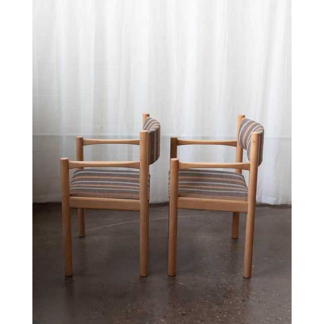 Wood 1970s Beech and Wool Dining Chairs Style of Børge Mogensen - Set of 10 For Sale - Image 7 of 18