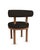 Moca Chair in Famiglia 53 Fabric and Smoked Oak by Studio Rig for Collector For Sale - Image 4 of 6