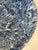 Signed Christine Jouval Blue Aptware Serving Bowl For Sale - Image 11 of 14