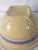 Early 20th Century Early 20th Century Pottery Mixing Bowl With Pink & Blue Stripe & Pie Crust Edge For Sale - Image 5 of 10