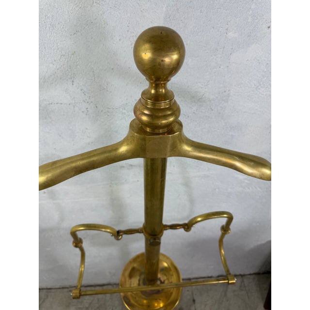 Vintage Store Display Brass Valet For Sale - Image 11 of 11