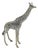 Vintage Italian Handmade Silver 800 Giraffe Figurine, 1970s For Sale