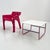 Purple and Pink Tubular Coffee Table, 1980s For Sale - Image 4 of 7