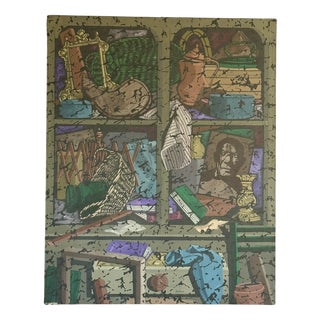 Bruno Rinaldi, The Myths, Picasso, 1993, Acrylic on Canvas For Sale