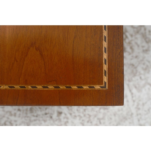 Bartley Collection Inlaid Cherry Jewelry Box For Sale - Image 10 of 12