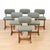 1960s Set of Six 1960s Solid Oak Craftsman Style Dining Chairs For Sale - Image 5 of 10
