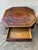 Early 20th Century Antique English Regency-Style Drum Table Is Constructed From Mahogany Wood and Features an Octagonal Leather Top With Gold Tooling For Sale - Image 5 of 10