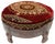 Antique Indian Hand Carved Chakki Rice Mill Stool or Ottoman, 1950s For Sale