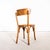 Honey Thin Slim Back Dining Chair from Baumann, 1950s For Sale - Image 3 of 15