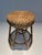 Brown French Rattan Stool, Circa 1950 For Sale - Image 8 of 8