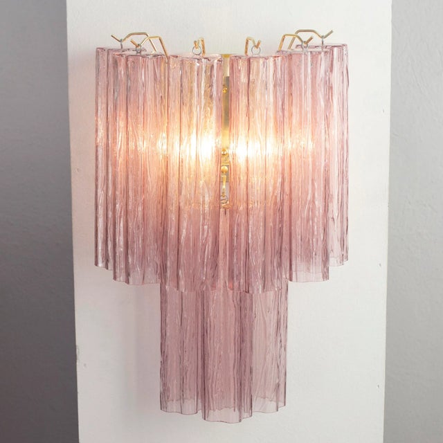 Large Wall Light in Murano Glass, Italy, 1990s For Sale - Image 6 of 12