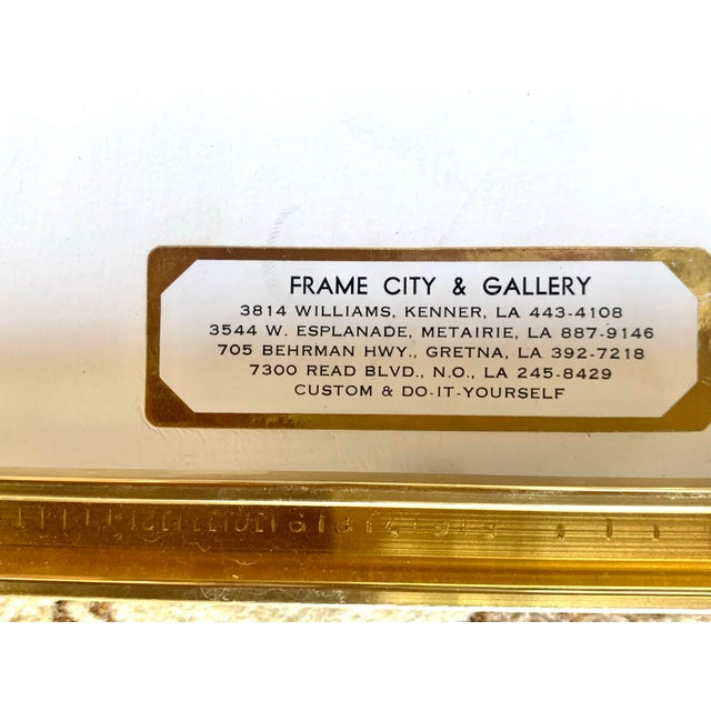 Blue Rare Moma Vincent Van Gogh 1085 Exhibition Poster - Double Matted and Framed For Sale - Image 8 of 8