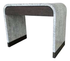 Jonathan Charles Modern Eggshell Gaia End Table