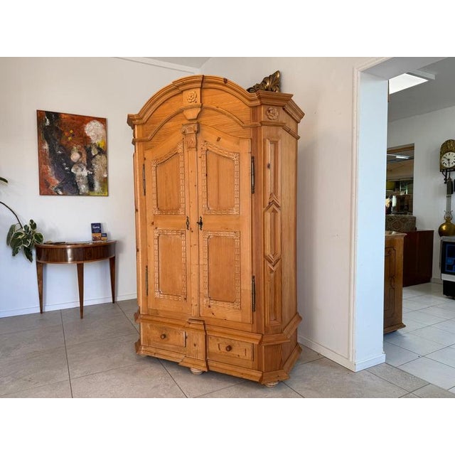 Vintage Farmhouse Wardrobe, 1980s For Sale - Image 4 of 13