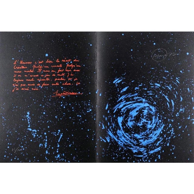 Otto Piene, The Universe, Original Hand Signed Color Lithograph, 1979 For Sale - Image 6 of 6