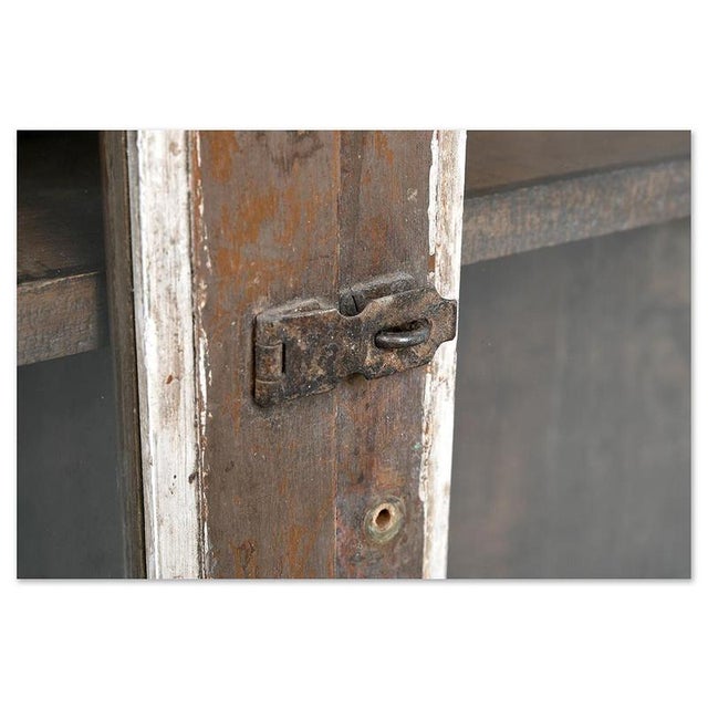 Freestanding or Wall-Mounted Showcase Cabinet in Solid Wood For Sale - Image 5 of 7