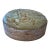 Delicate Vintage Carved Jade Trinket Box With Silver-Toned Base For Sale