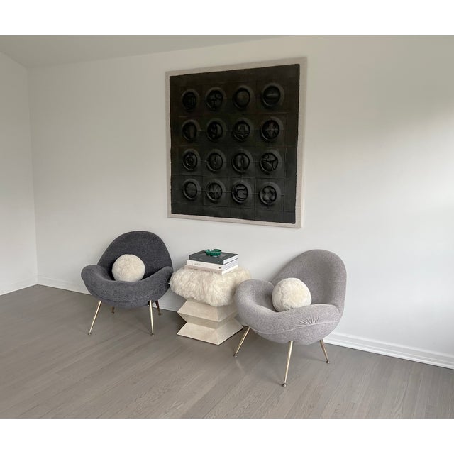 Fritz Neth Pair of 1950s Fritz Neth Egg Chairs for Correcta Sitzformbau For Sale - Image 4 of 12