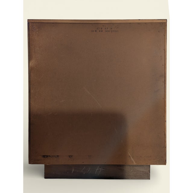 Lane Brutalist Highboy Dresser / Tall Chest — Walnut — C. 1973 For Sale - Image 16 of 17