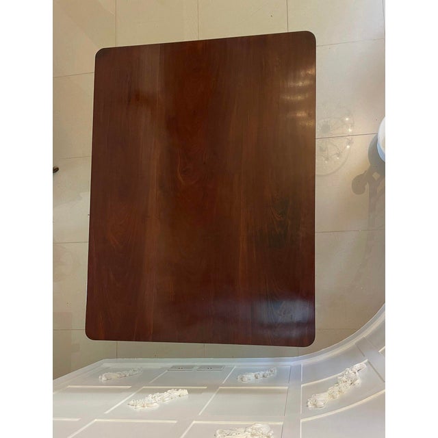 Early 19th Century Large Regency Figured Mahogany Dining Table, 1825 For Sale - Image 5 of 16