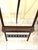 Burnt Umber Late 19th Century, Victorian, Walnut, Stick and Ball, Display Easel With Brass Chain For Sale - Image 8 of 9
