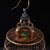 Vintage Hardwood Birdcage With Gemstone Inlay and Porcelain Cups For Sale - Image 9 of 9