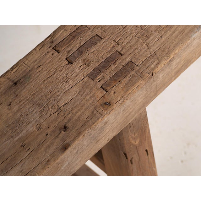 Large Antique Bench, 1870s For Sale - Image 4 of 15