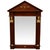 19th Century Empire Mirror with Triangular Pediment For Sale - Image 9 of 9