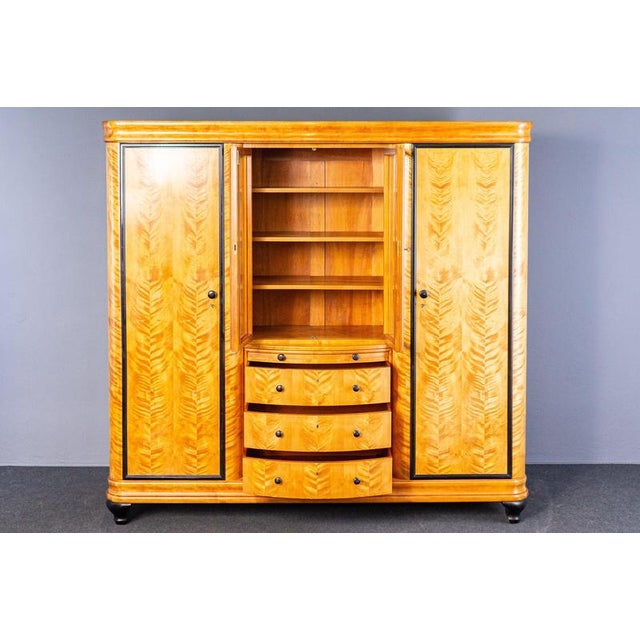 Large Vintage 20th Century Wardrobe For Sale - Image 4 of 18