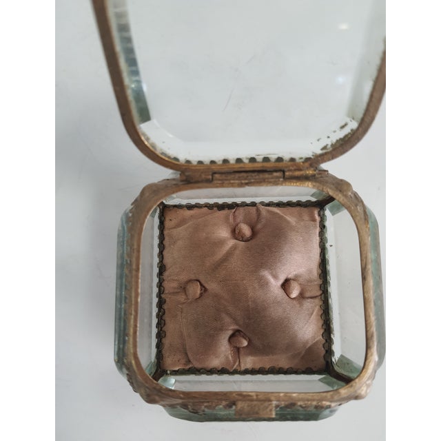 Metal Antique French Trinket Box/Ormolu For Sale - Image 7 of 7