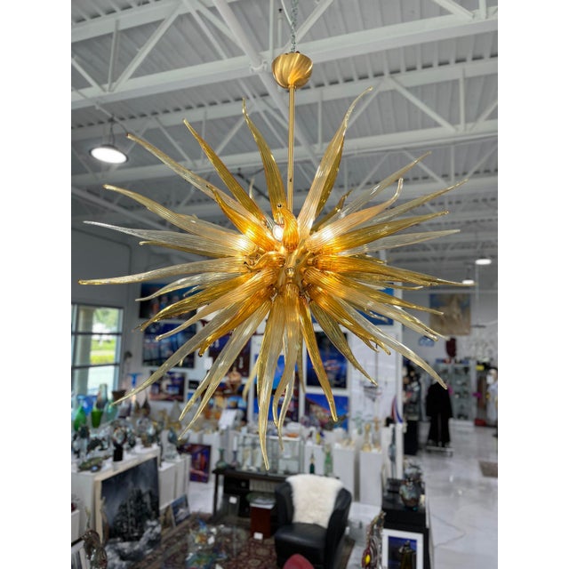 2010s Sol Murano Glass Chandelier by Cenedese For Sale - Image 5 of 7