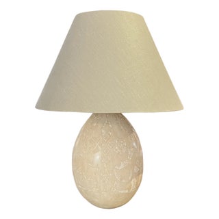 Large Mid-Century French Ceramic Table Lamp, 1960s For Sale