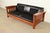 L. & J. G. Stickley Mission Oak Arts & Crafts Bow Arm Sofa For Sale - Image 9 of 13