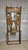 Metal Vintage Carved Oak Hall Tree with Mirror and Coat Hooks, 1940s For Sale - Image 7 of 17