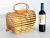 Wood 1940s Japanese Bamboo Lobster Cage Basket/Purse For Sale - Image 7 of 12