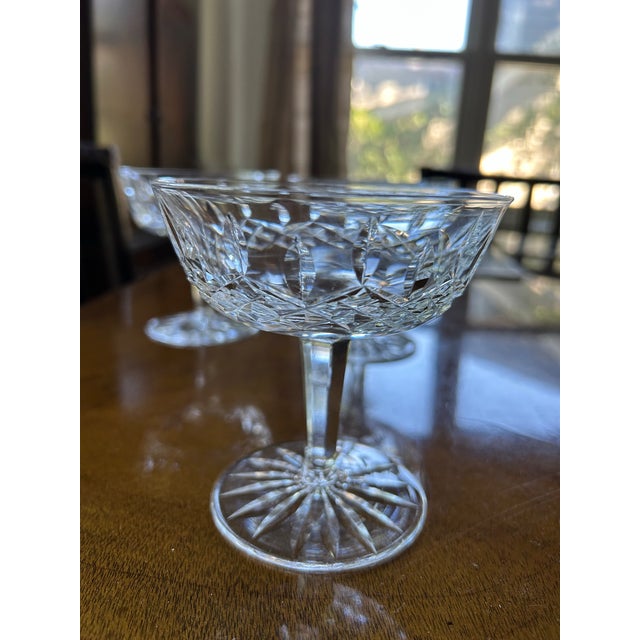 Waterford Set of 3 Vintage Waterford Lismore Champaign/Sherbett Coupes For Sale - Image 4 of 4
