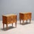 Vintage Mahogany Bedside Tables with Glass Tops, 1950s, Set of 2 For Sale - Image 10 of 10