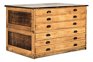 Large Plan Chest in Pine