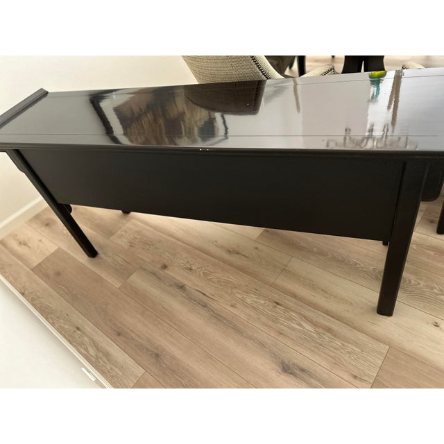 1990s 1990s Century Furniture Asian Chinoiserie Console Buffet Table For Sale - Image 5 of 12