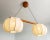 Vintage Scandinavian-style pendant light, circa 1980 Pendant light composed of a horizontal piece of light wood to which...