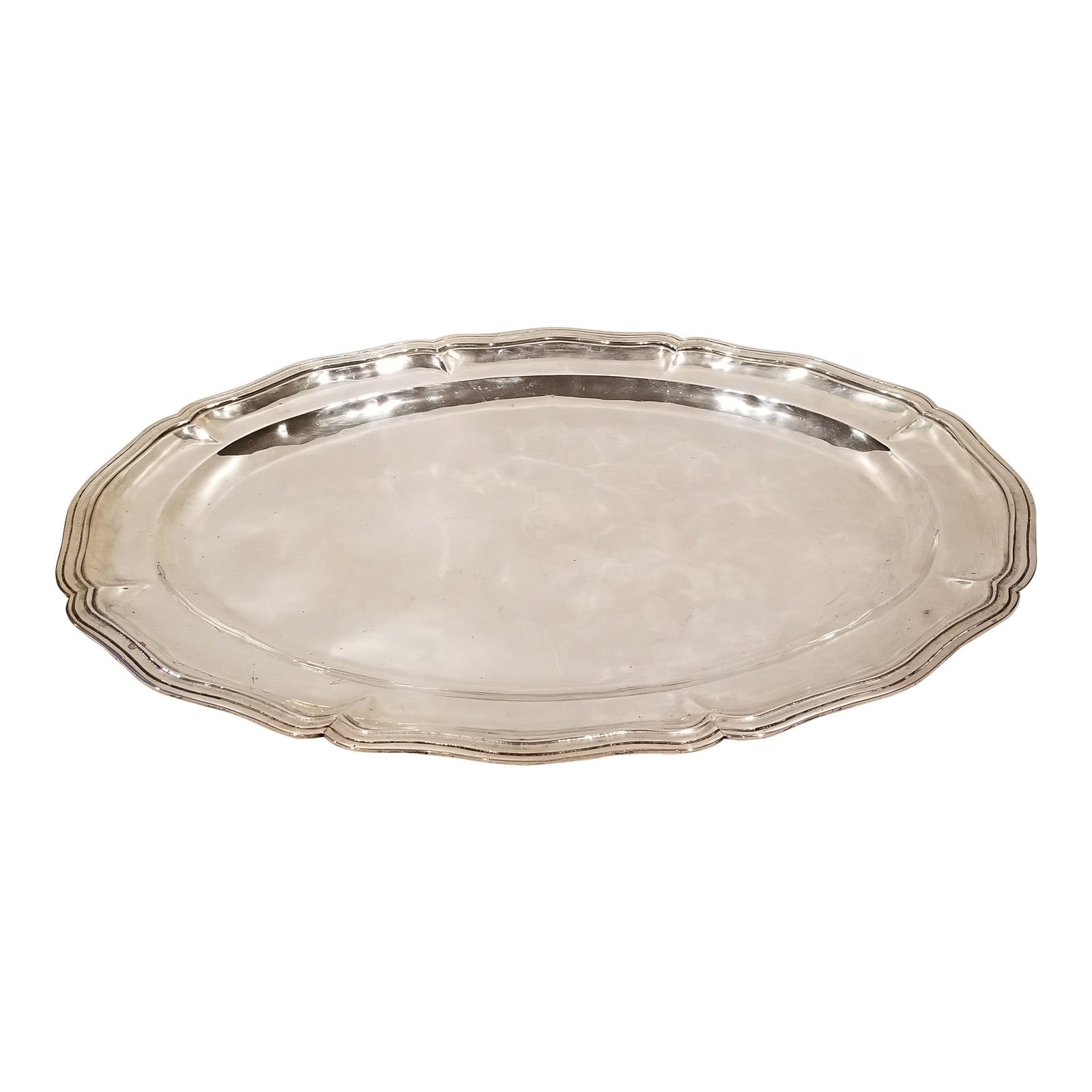Large Sterling Silver Platter | Chairish