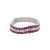 Early 21st Century Exquisite Invisible-Set Ruby & Diamond Platinum Flexible Tennis Bracelet For Sale - Image 5 of 6